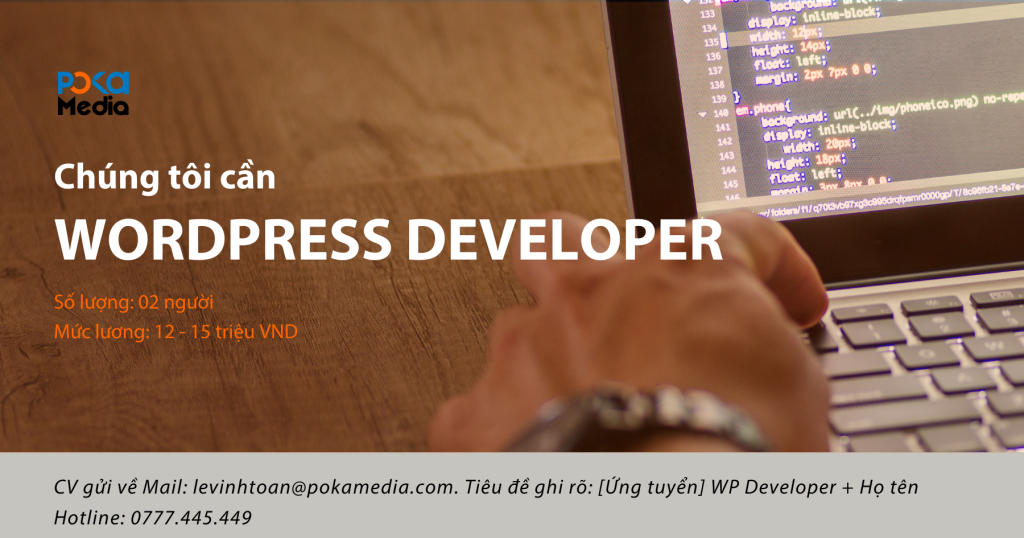 POKA Tuyen dung - Website