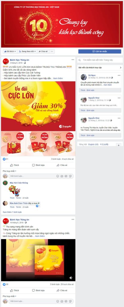 CHIẾN DỊCH BÁNH TRUNG THU TRÀNG AN 1