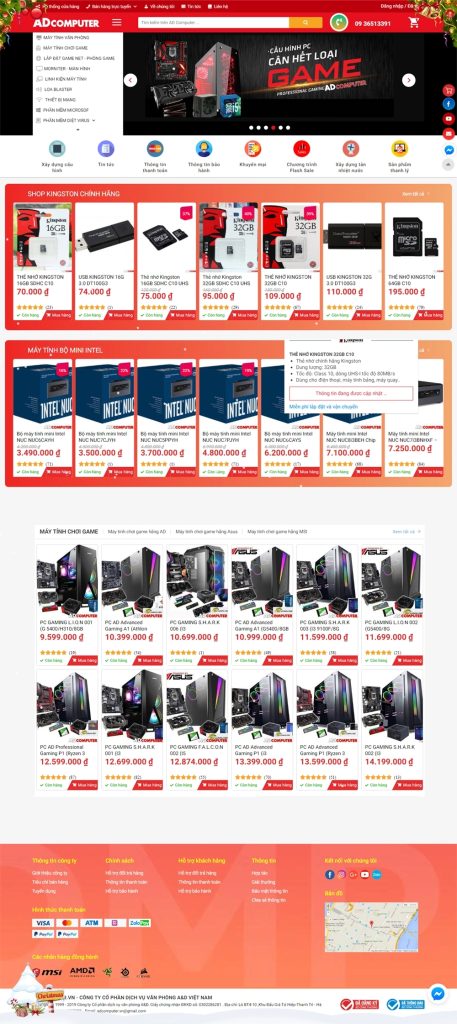 WEBSITE BÁN HÀNG AD COMPUTER 4