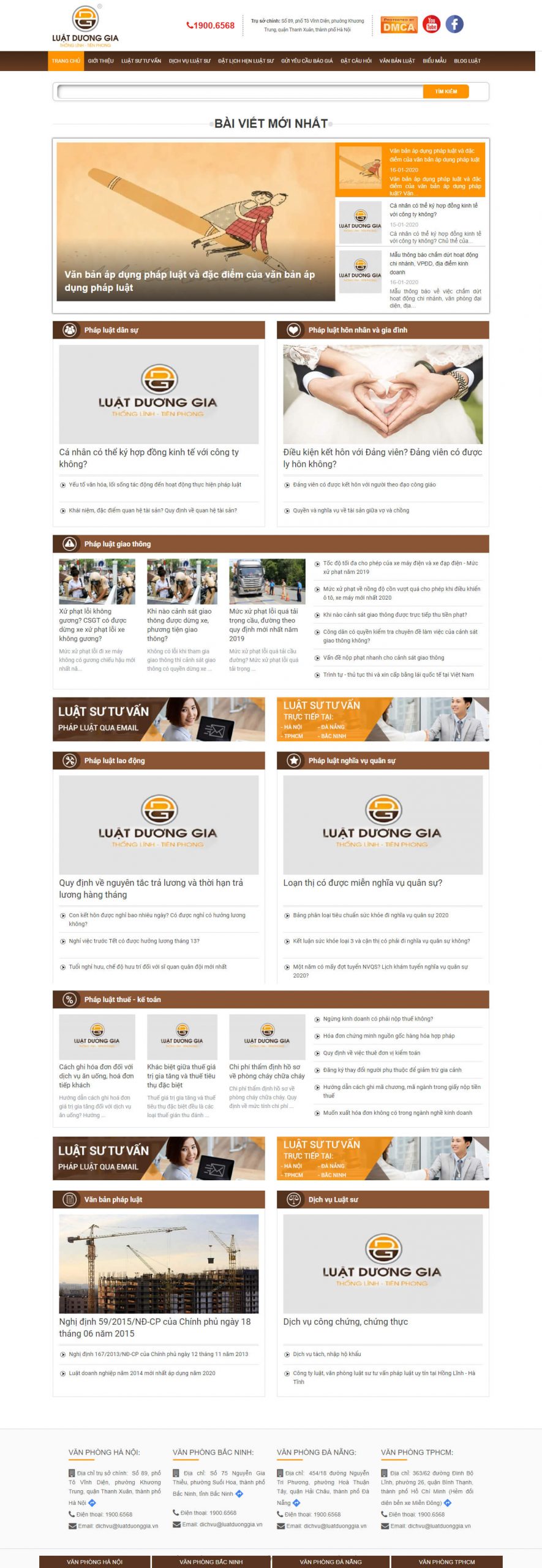 WEBSITE DOANH NGHIỆP LUẬT DƯƠNG GIA 27