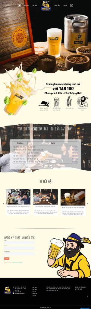 WEBSITE DOANH NGHIỆP BIA TAP 100 10
