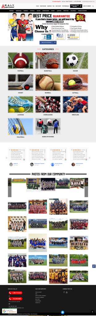 WEBSITE DOANH NGHIỆP HEALY SPORTSWEAR 26